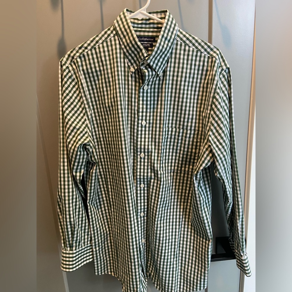 Gingham long sleeve shirt